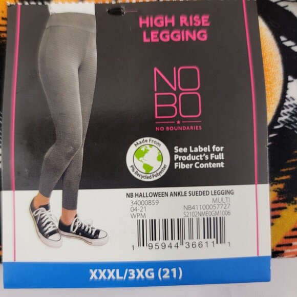 No Boundaries Stay Spooky Halloween Ankle Leggings – Size XXXL (21) NWT - Picture 10 of 12